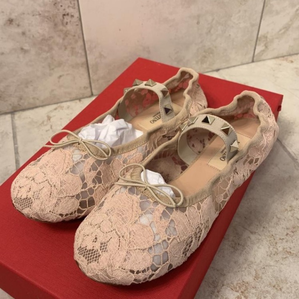 Valentino rockstud ballet flat - Picture 4 of 8
